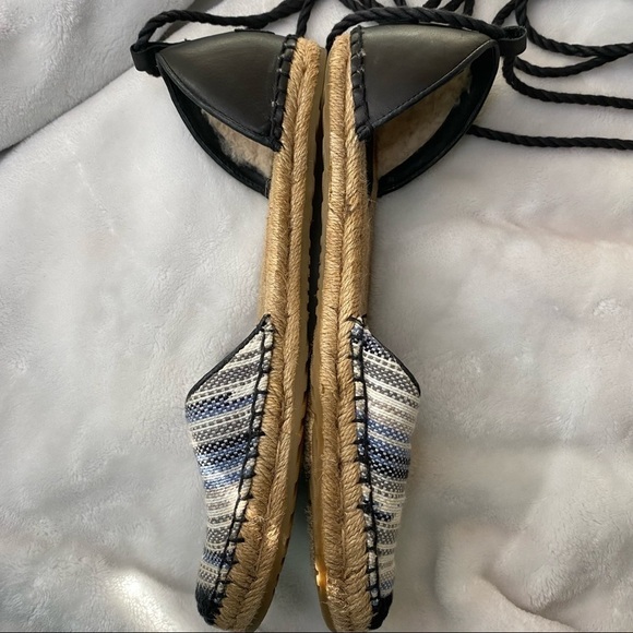 Ugg | Libbe Serape Espadrilles Blue Size 9 Stripes - Picture 7 of 10